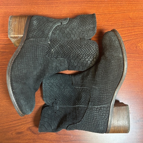 Black Ankle Boots - Picture 3 of 4